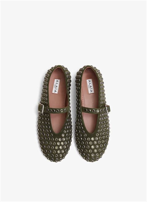 alaia inspired ballet flats.